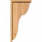 Ekena Millwork Carmel Smooth Corbel w/Backplate, Western Red Cedar, 7 1/2"W x 12"D x 24"H COR08X12X24CAR01SWR - alternate 3